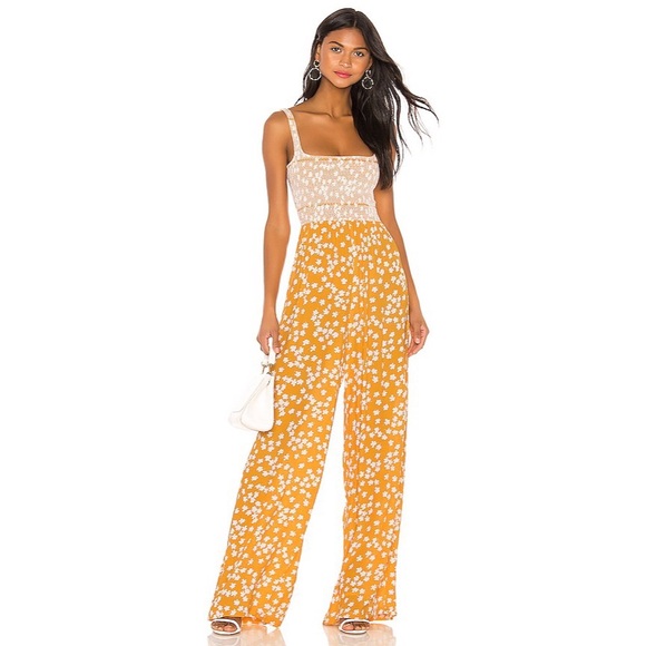 Anthropologie Pants - REVOLVE Capulet Wren Smocked Jumpsuit
